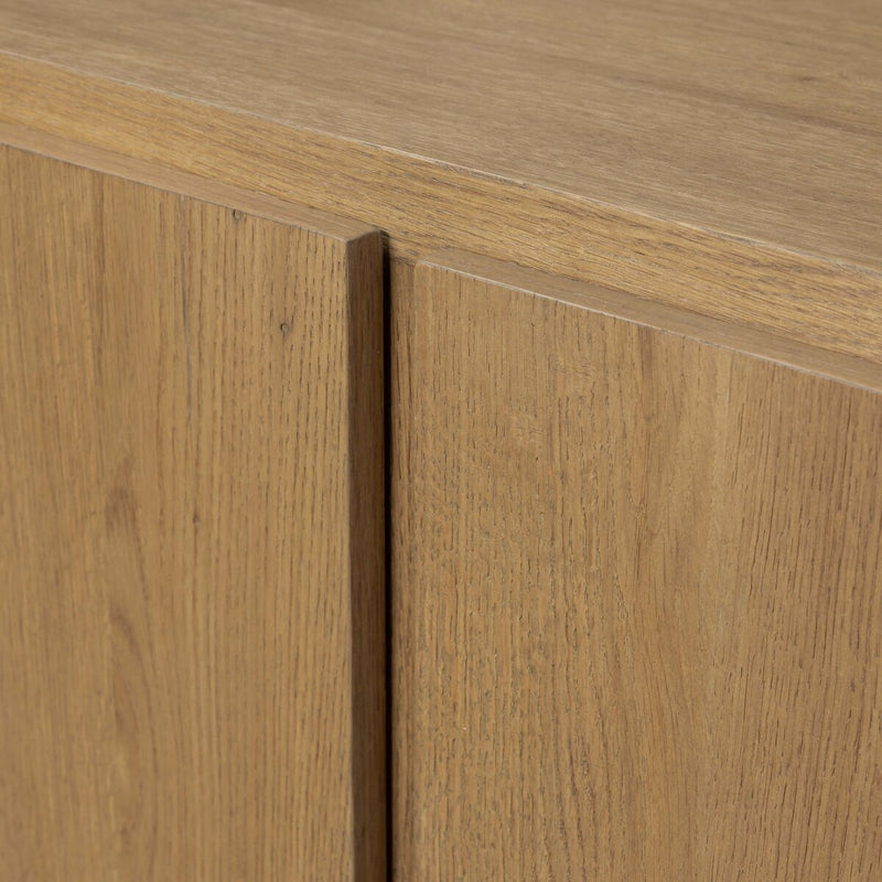 Eden Media Console - Aged Smoked Oak Veneer
