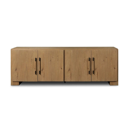 Eden Media Console - Aged Smoked Oak Veneer