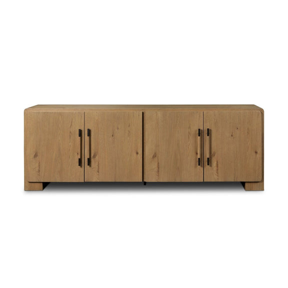Eden Media Console - Aged Smoked Oak Veneer