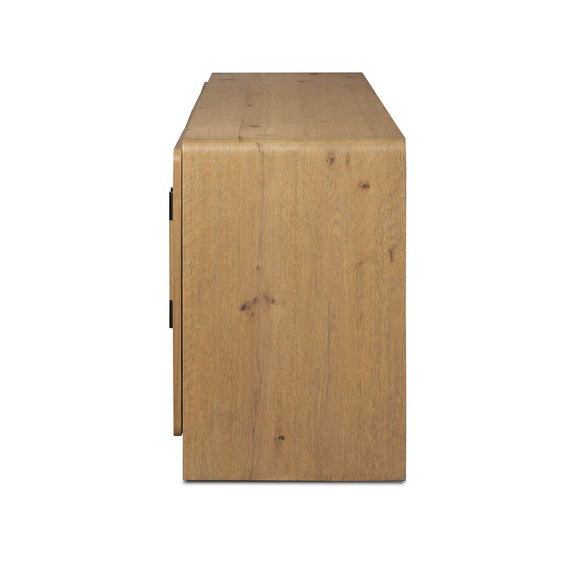 Eden Media Console - Aged Smoked Oak Veneer