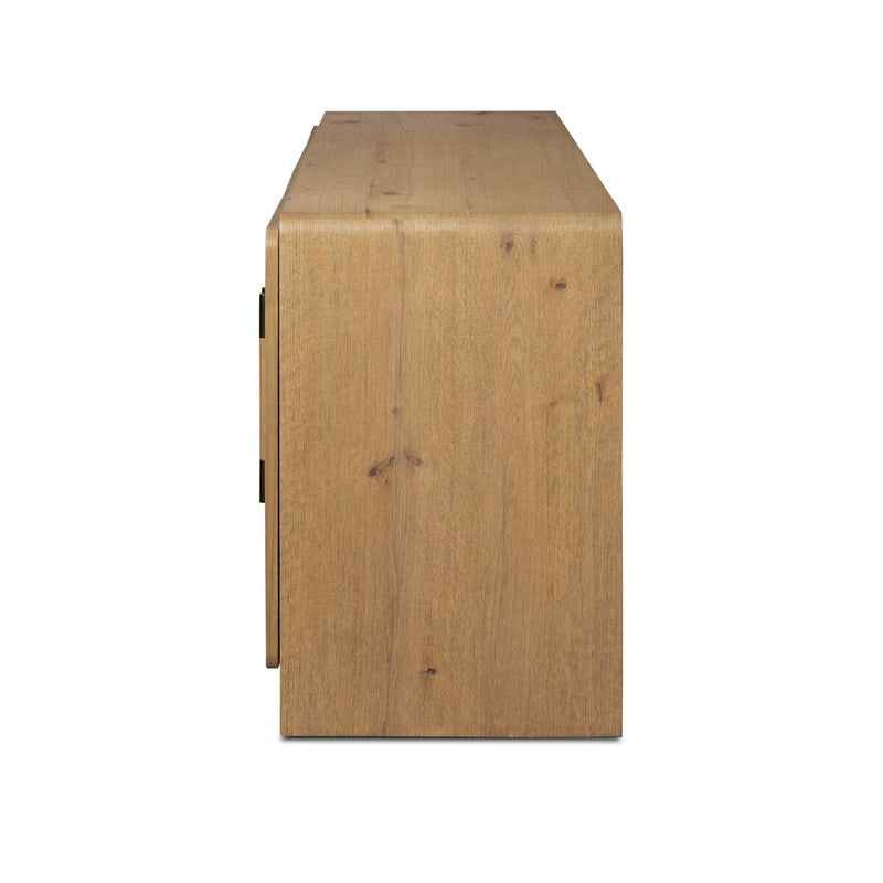 Eden Media Console - Aged Smoked Oak Veneer