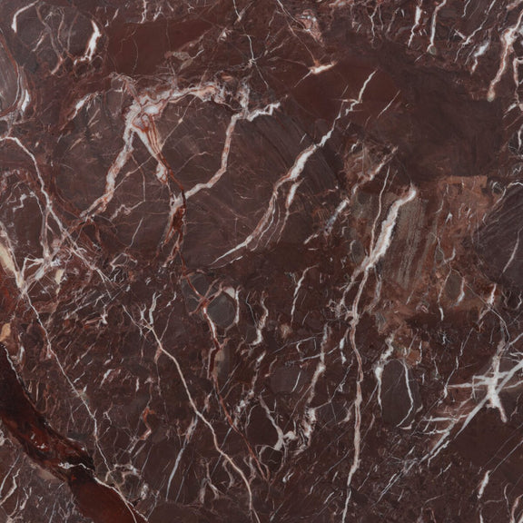 Lucy Round Marble Dining Table-48" - Merlot Marble