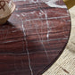 Lucy Round Marble Dining Table-48" - Merlot Marble