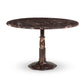 Lucy Round Marble Dining Table-48" - Merlot Marble