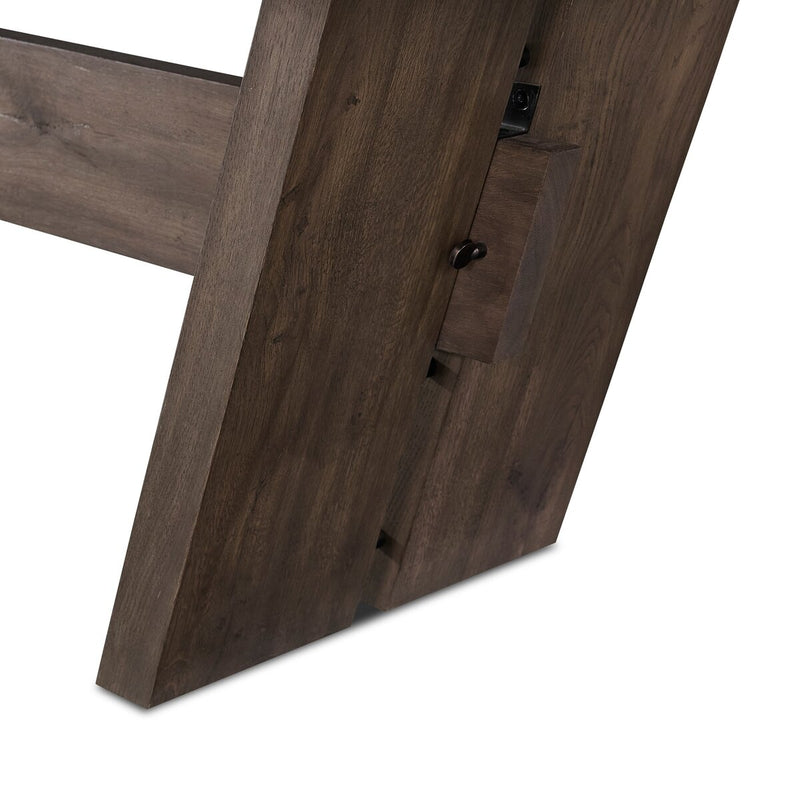 Bonham Dining Table 94" - Grey Rustic Oak Veneer