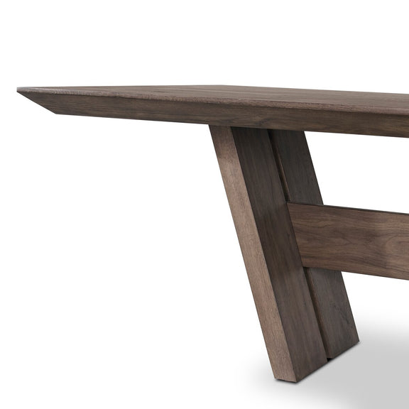 Bonham Dining Table 94" - Grey Rustic Oak Veneer