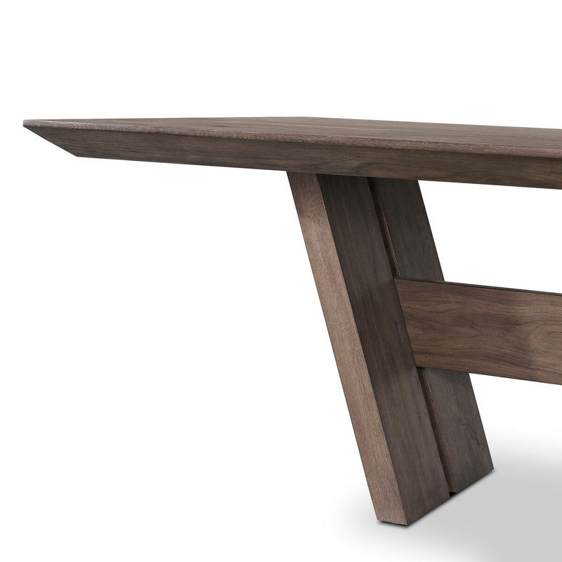 Bonham Dining Table 94" - Grey Rustic Oak Veneer