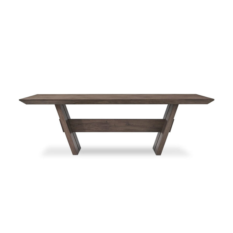 Bonham Dining Table 94" - Grey Rustic Oak Veneer