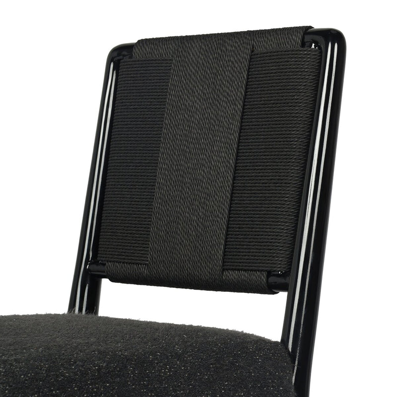 Rothler Lacquer Dining Chair - Lana Charcoal