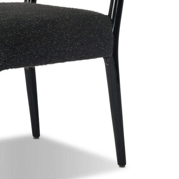 Rothler Lacquer Dining Chair - Lana Charcoal