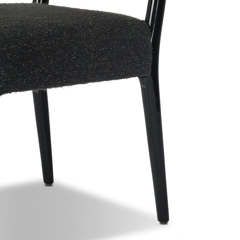 Rothler Lacquer Dining Chair - Lana Charcoal