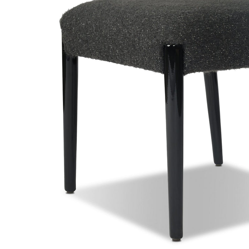 Rothler Lacquer Dining Chair - Lana Charcoal