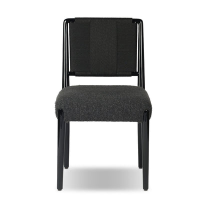 Rothler Lacquer Dining Chair - Lana Charcoal