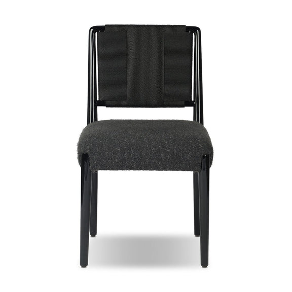 Rothler Lacquer Dining Chair - Lana Charcoal