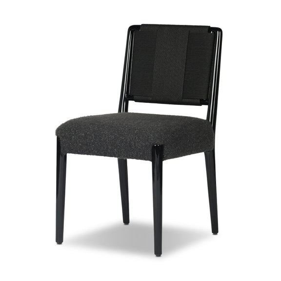 Rothler Lacquer Dining Chair - Lana Charcoal