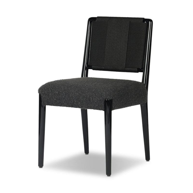 Rothler Lacquer Dining Chair - Lana Charcoal