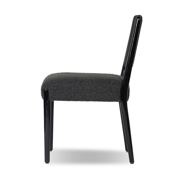 Rothler Lacquer Dining Chair - Lana Charcoal