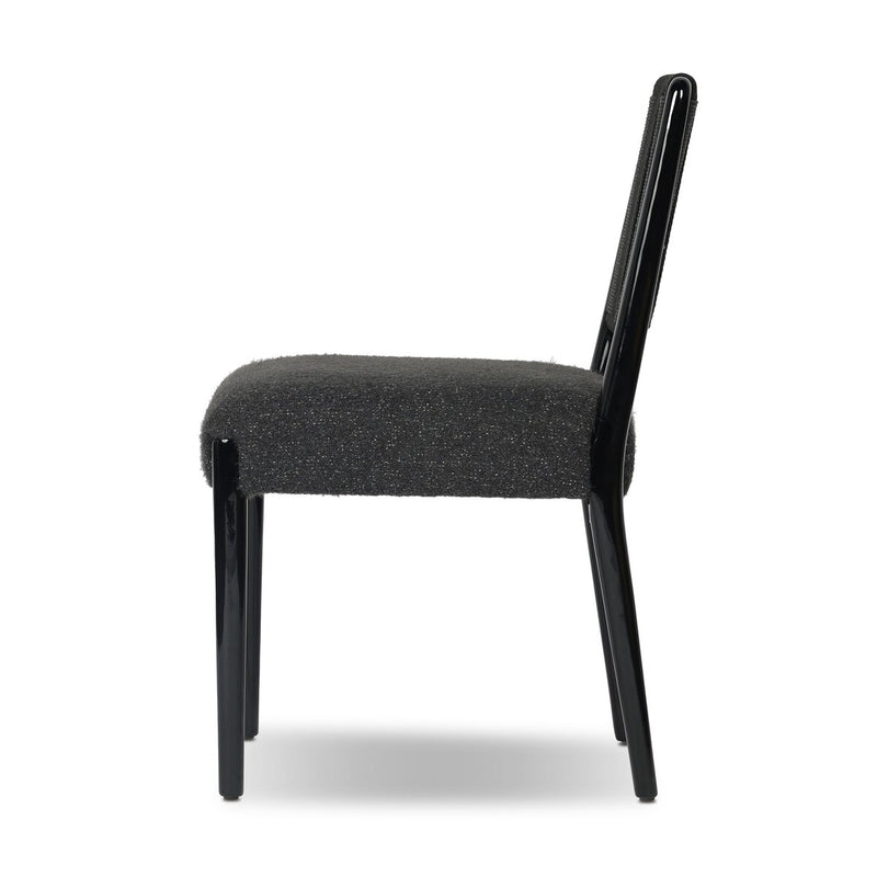Rothler Lacquer Dining Chair - Lana Charcoal