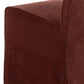 Vista Two Tone Slipcovered Dining Chair - Broadway Bordeaux
