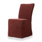 Vista Two Tone Slipcovered Dining Chair - Broadway Bordeaux