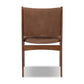 Bina Leather Dining Chair - Nubuck Tobacco