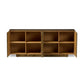 Freda Four Door Sideboard - Antiqued Brass Aluminum