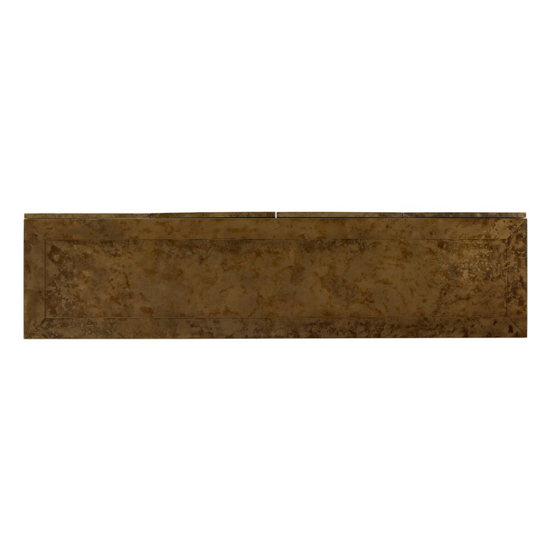 Freda Four Door Sideboard - Antiqued Brass Aluminum
