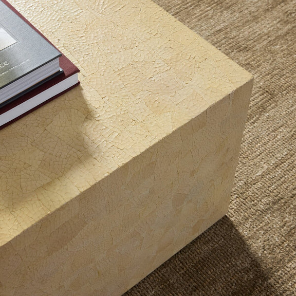 Parish Coffee Table - Natural Eggshell