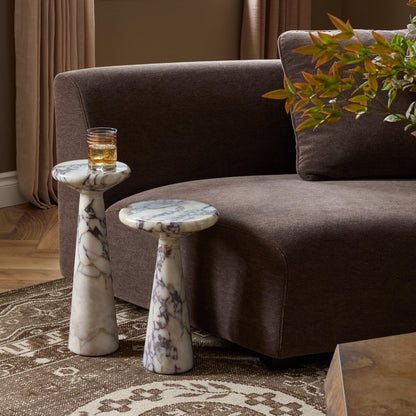 Ravine Marble Accent Table - Set of 2 - Calacatta Viola