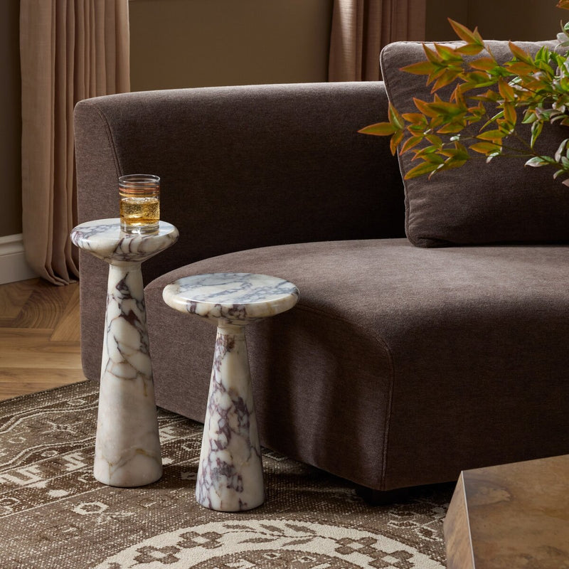 Ravine Marble Accent Table - Set of 2 - Calacatta Viola