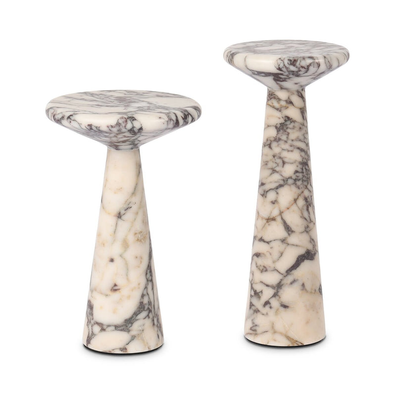 Ravine Marble Accent Table - Set of 2 - Calacatta Viola