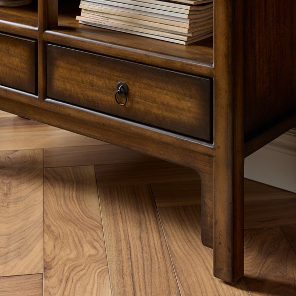 Zhang Bookcase - Burnt Umber Eucalyptus Veneer
