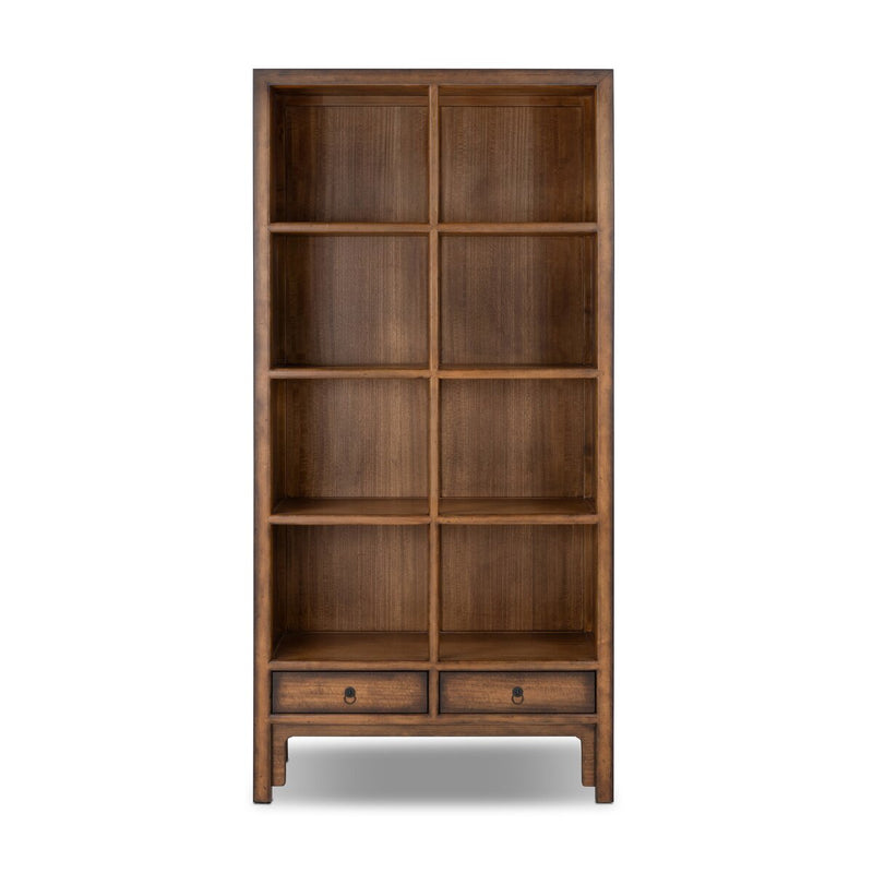 Zhang Bookcase - Burnt Umber Eucalyptus Veneer