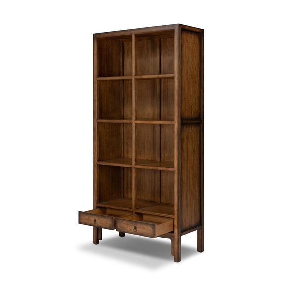 Zhang Bookcase - Burnt Umber Eucalyptus Veneer