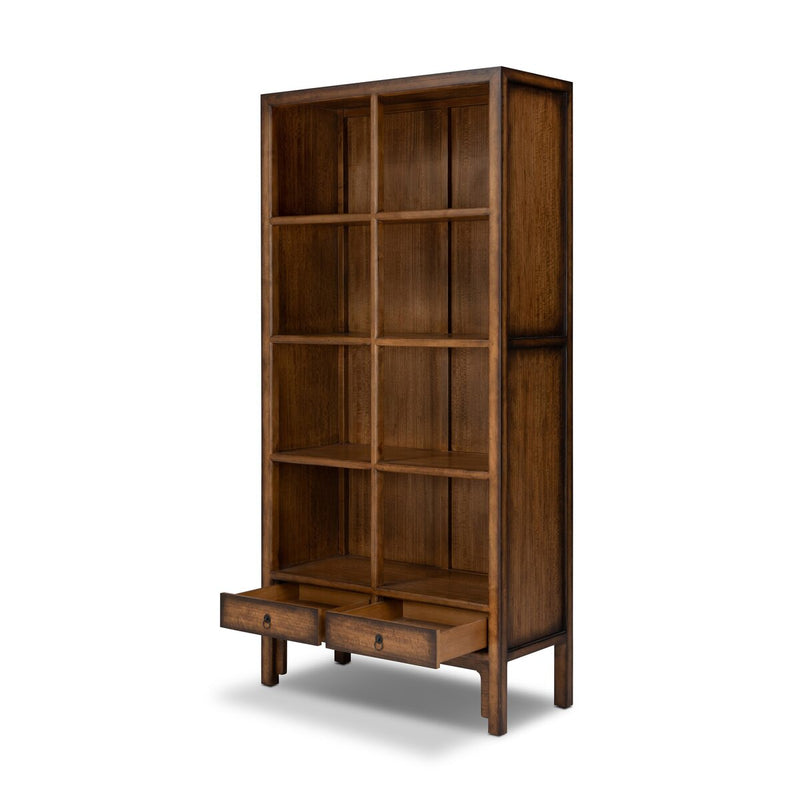 Zhang Bookcase - Burnt Umber Eucalyptus Veneer
