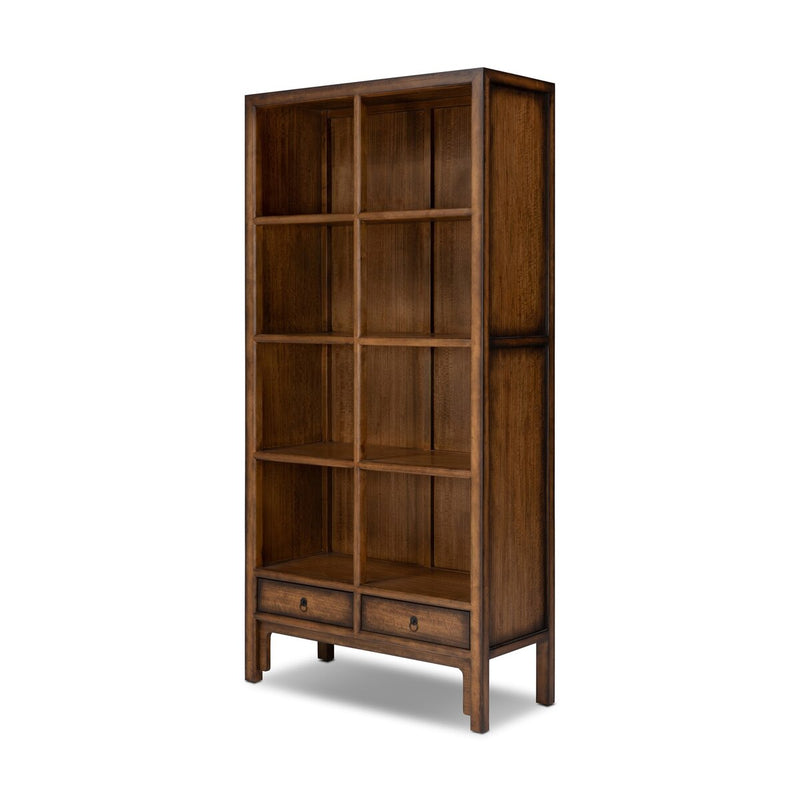 Zhang Bookcase - Burnt Umber Eucalyptus Veneer