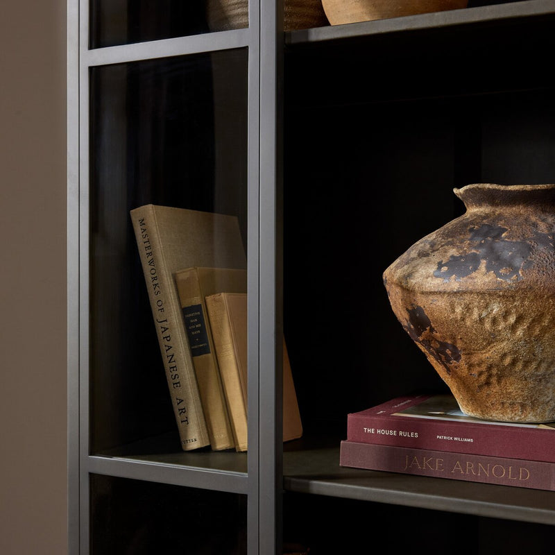 Belmont Leather Cabinet - Dulane Moss