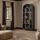 Belmont Leather Cabinet - Dulane Moss