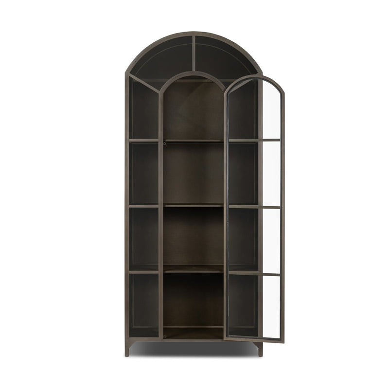 Belmont Leather Cabinet - Dulane Moss