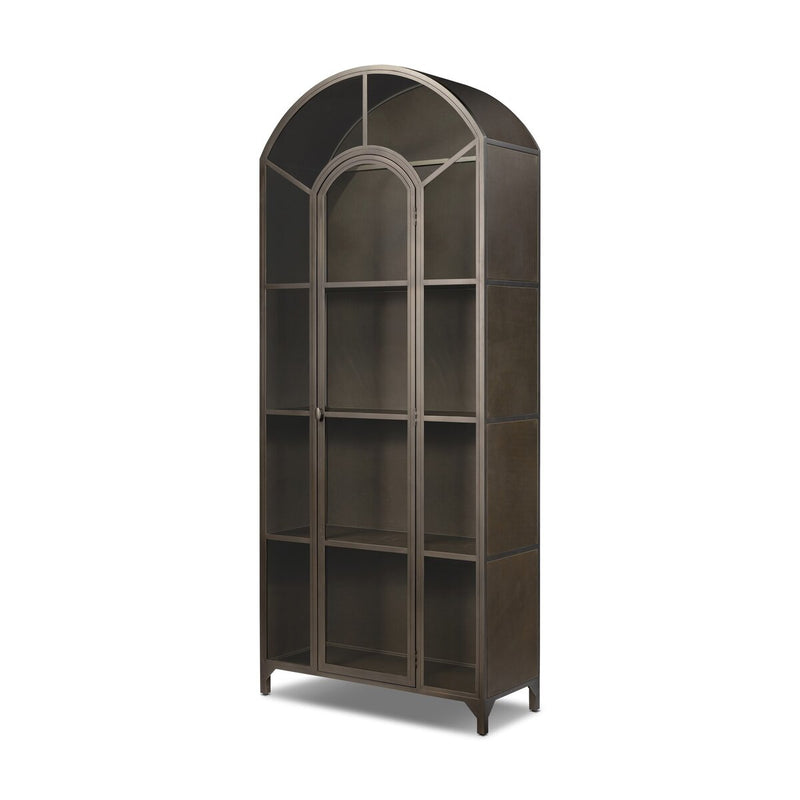 Belmont Leather Cabinet - Dulane Moss