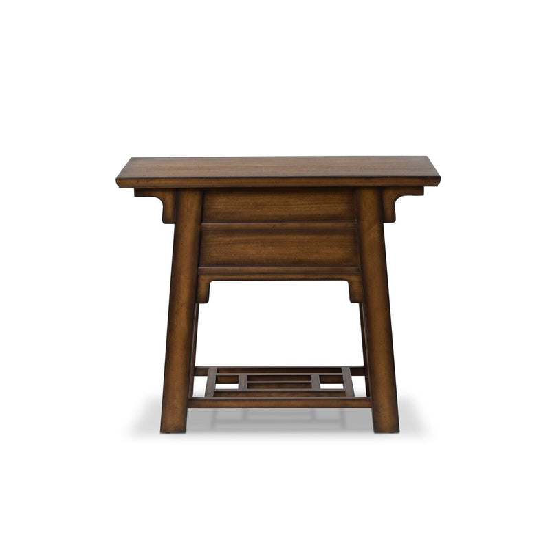 Zhang Desk With Chair - Burnt Umber Eucalyptus Veneer