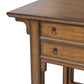 Zhang Desk With Chair - Burnt Umber Eucalyptus Veneer