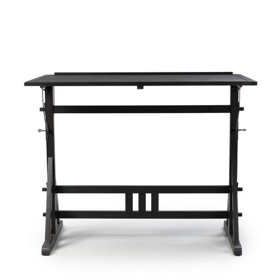 Rockwell Drafting Table - Dark Espresso Reclaimed French Oak