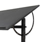Rockwell Drafting Table - Dark Espresso Reclaimed French Oak