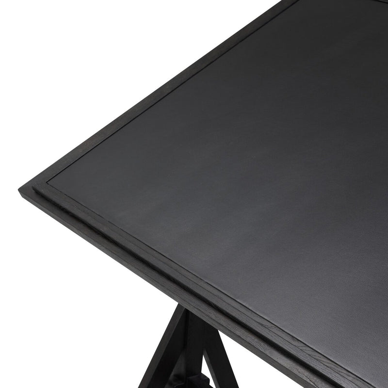 Rockwell Drafting Table - Dark Espresso Reclaimed French Oak