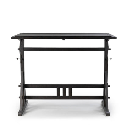 Rockwell Drafting Table - Dark Espresso Reclaimed French Oak