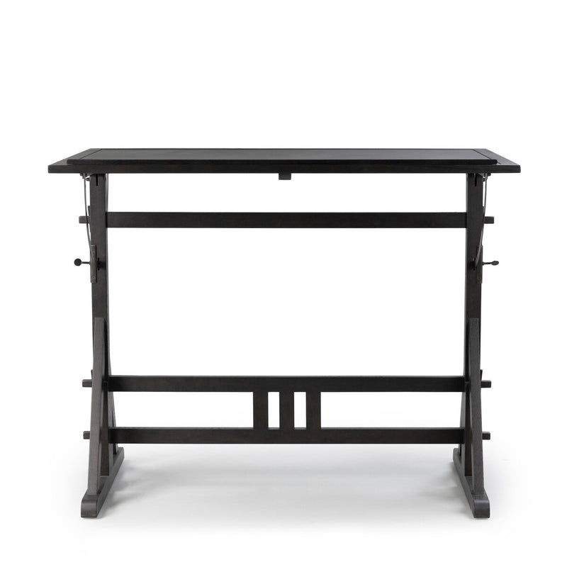 Rockwell Drafting Table - Dark Espresso Reclaimed French Oak