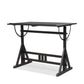 Rockwell Drafting Table - Dark Espresso Reclaimed French Oak