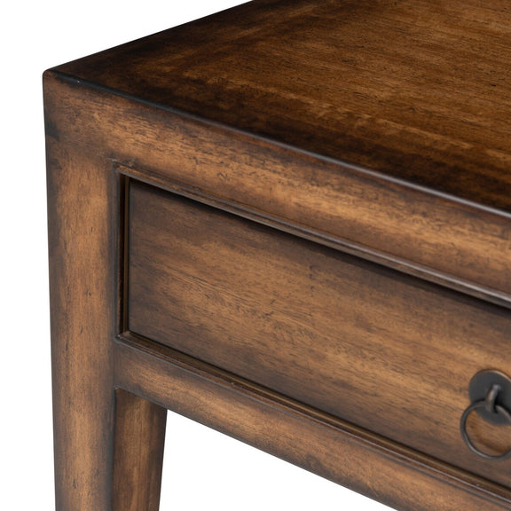 Zhang End Table - Burnt Umber Eucalyptus Veneer