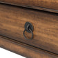 Zhang End Table - Burnt Umber Eucalyptus Veneer